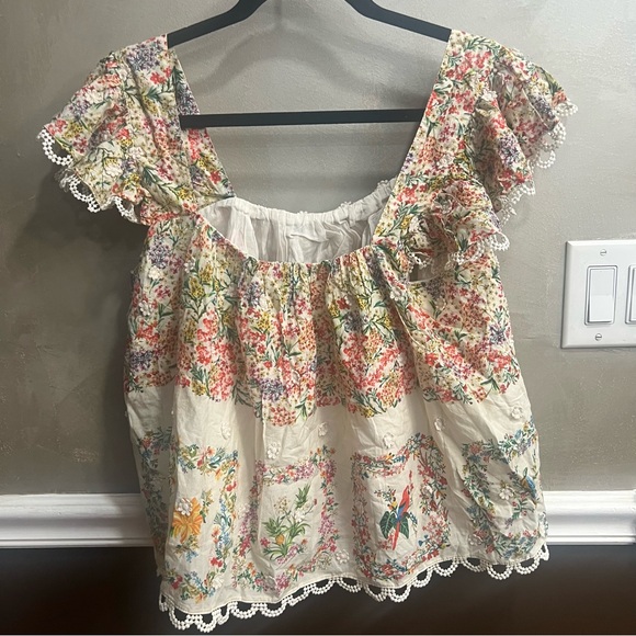 FARM Rio Floral Patchwork Blouse - Multicolor - Picture 4 of 4